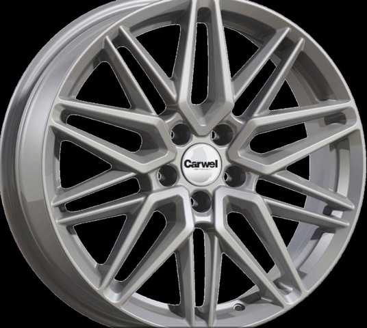 Авто диск Carwel Вайс 5x108 R18 литой серебристый et36 d65,1