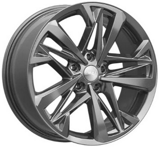 Авто диск Skad Ультима Графит 5x108 R18 литой серебристый темный et50 d63,4