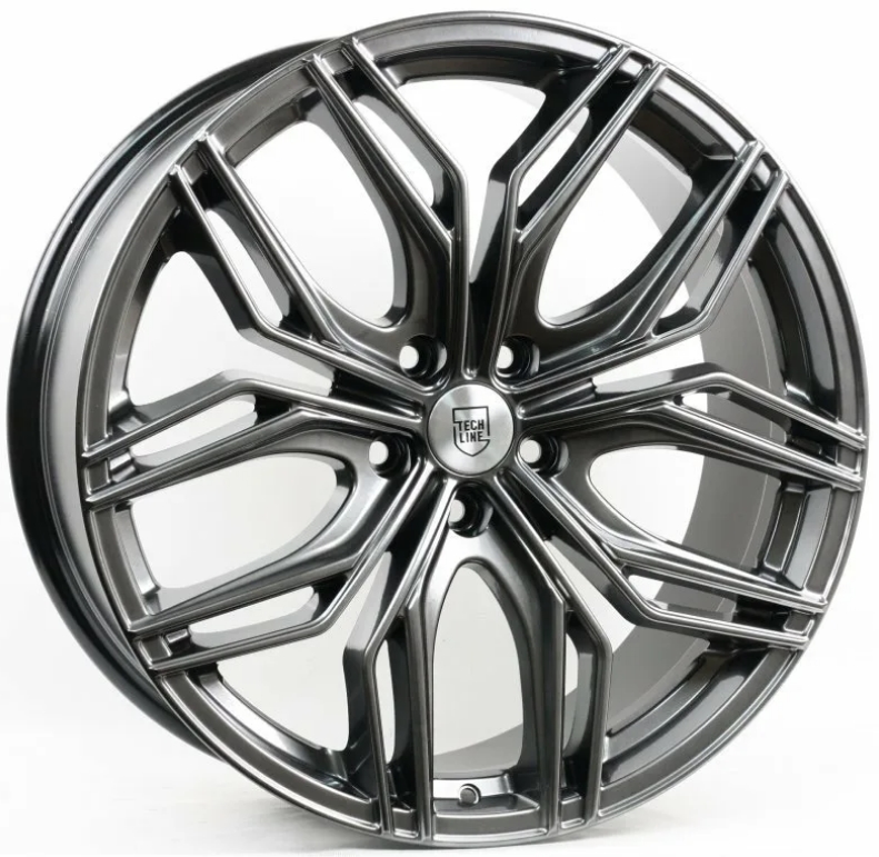 Авто диск Tech Line 205 5x108 R20 литой серебристый темный et42 d63,4