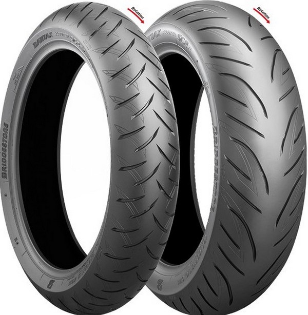 Мотошина Bridgestone Battlax Scooter Sc2 120/70r15 56H передняя |TL, бескамерная|