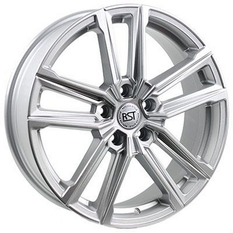 Авто диск Rst R078 5x108 R18 литой серебристый с полировкой et33 d60,1