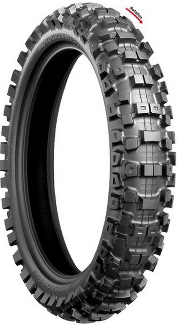 Мотошина Bridgestone Motocross M404 90/100r14 49M задняя |ТТ,камерная|