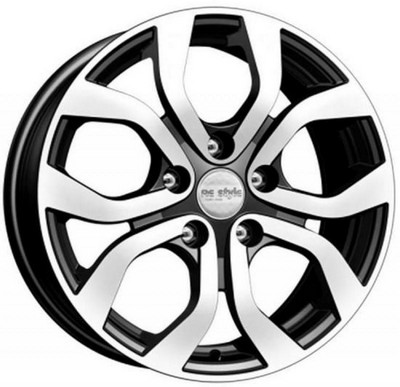 Авто диск K&K Kc704 Алмаз Черный 5x114,3 R16 литой черный с полировкой et50 d67,1