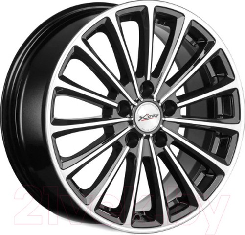 Авто диск X'Trike X-136 5x114,3 R17 литой черный с полировкой et40 d66,1