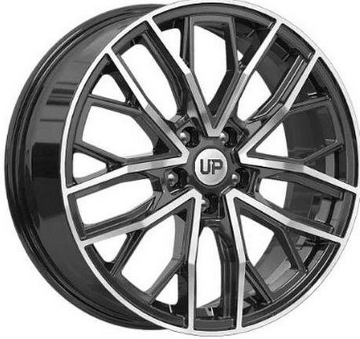 Авто диск Wheels Up Up109 5x108 R18 литой черный с полировкой et45 d67,1