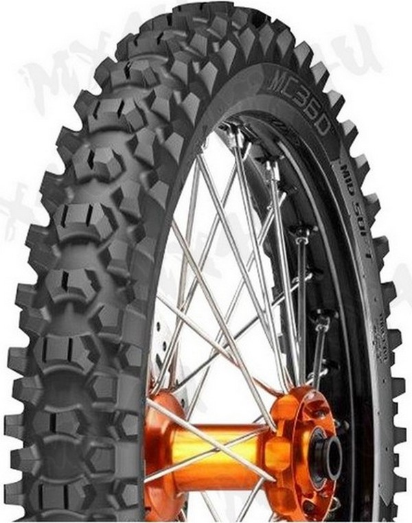 Мотошина Metzeler Mc360 Mid Soft 100/90r19 57M задняя |ТТ,камерная|