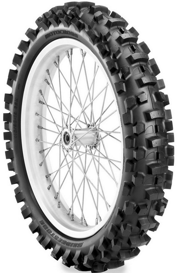 Мотошина Bridgestone Motocross M102 110/100-18 64M задняя |ТТ,камерная|