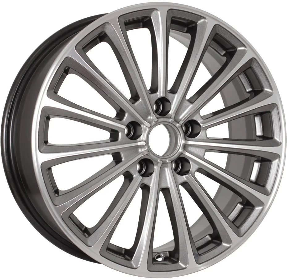 Авто диск X'Trike X-136 5x114,3 R17 литой серебристый темный с полировкой et50 d54,1