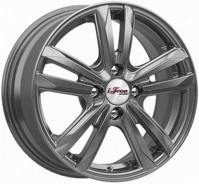 Авто диск Ifree Маскот Хай Вэй 4x98 R15 литой серебристый темный et35 d58,6